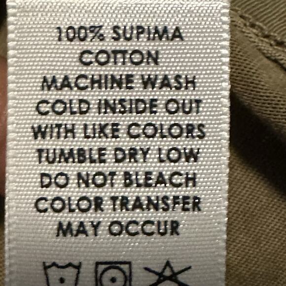 Cotton Citizen Classic T-Shirt Men M Crewneck Long Sleeve Supima Green NWT - Picture 8 of 11